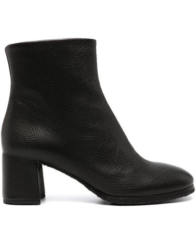 Roberto Del Carlo Holly 60mm Leather Ankle Boots - Black