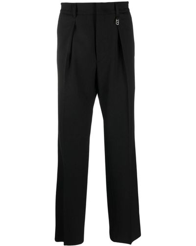 Fendi Straight Pantalon - Zwart