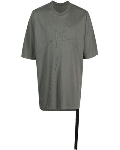 Rick Owens Camiseta Jumbo con manga corta - Gris