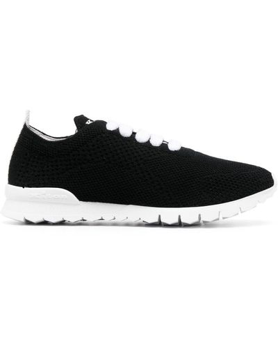 Kiton Fully-perforated Low-top Trainers - Black