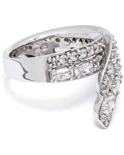 Swarovski Hyperbola Crystal-embellished Ring - White