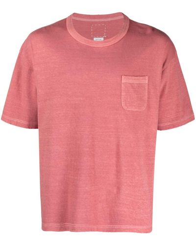Visvim Amplus チェストポケット Tシャツ - ピンク