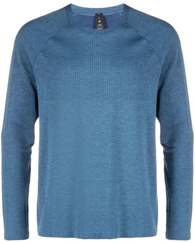 lululemon T-shirt Met Lange Mouwen - Blauw