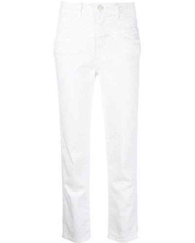 Closed Pantalon à coupe slim - Blanc