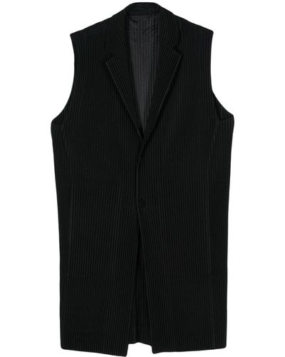 Homme Plissé Issey Miyake Tailored Pleats 1 Vest - Black