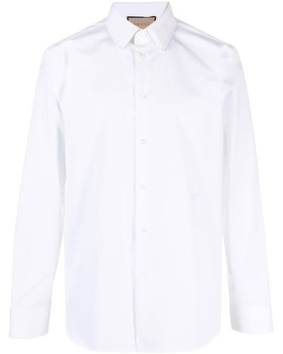 Gucci Katoenen Overhemd - Wit