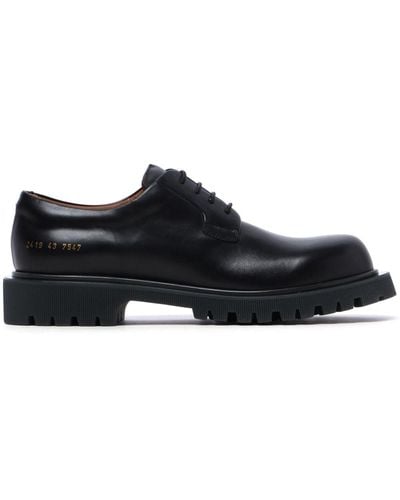 Common Projects Lace-up Leather Derby Shoes - Black