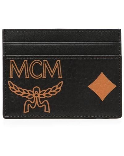 MCM Monogram Pasjeshouder - Zwart