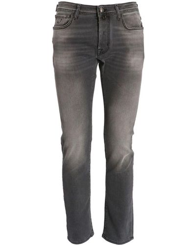 Jacob Cohen Klassische Slim-Fit-Jeans - Grau
