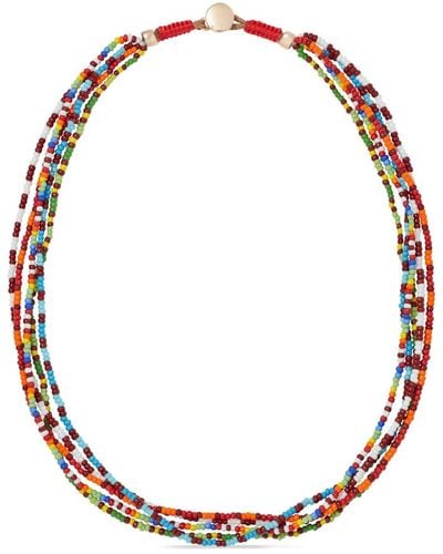 Roxanne Assoulin Hippie Dippie Beaded Necklace - Metallic
