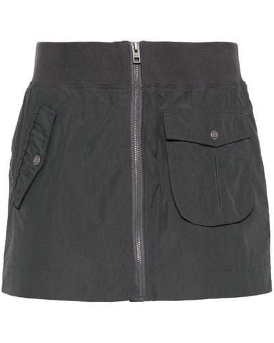 Ksubi Zip-up Mini Skirt - Gray