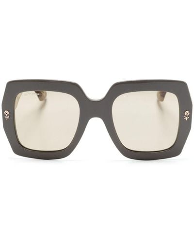 Etro Mania Square-frame Sunglasses - Grey