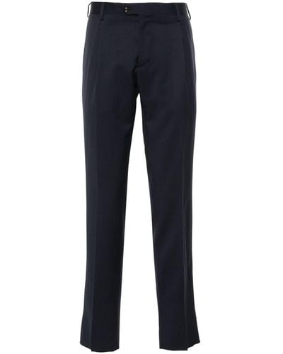 Lardini Pleat-detail Tailored Trousers - Blue