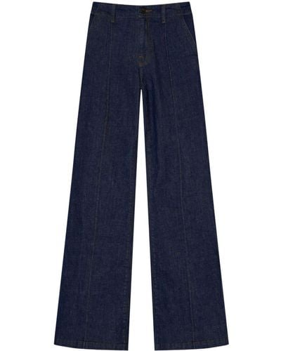 Jonathan Simkhai Ansel Mid-rise Flared Jeans - Blue