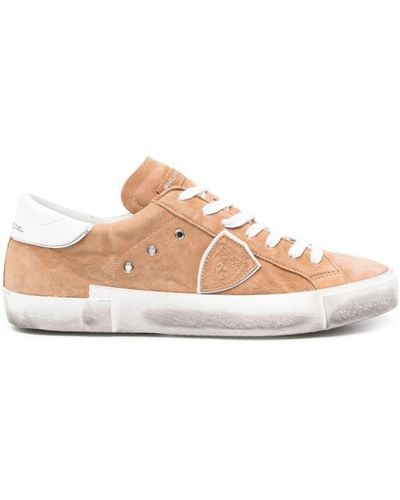 Philippe Model Prsx Leather Trainers - Pink