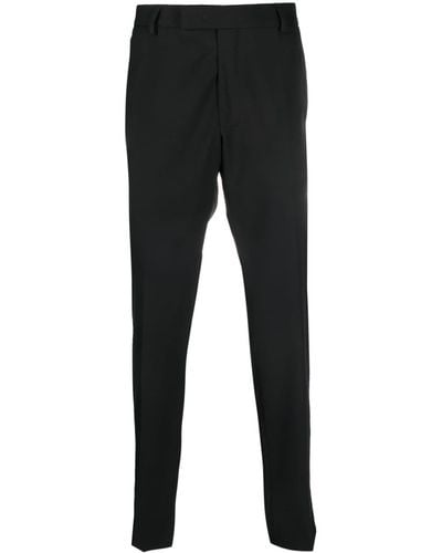 Karl Lagerfeld Road Virgin Wool-blend Trousers - Black