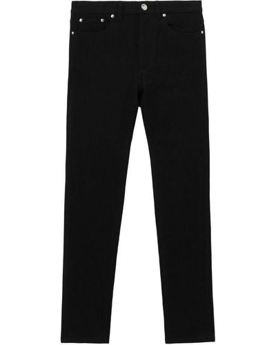 Burberry Tb Monogram Skinny Jeans - Black