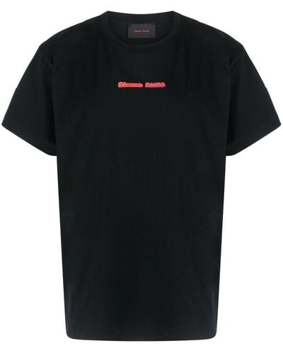 Simone Rocha T-shirt en coton à logo imprimé - Noir
