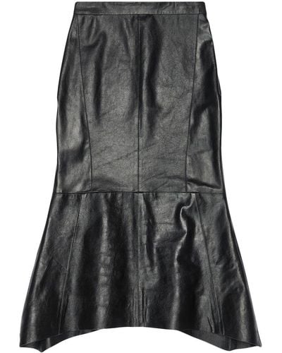 Balenciaga Upcycled Mermaid Midi Skirt - Black