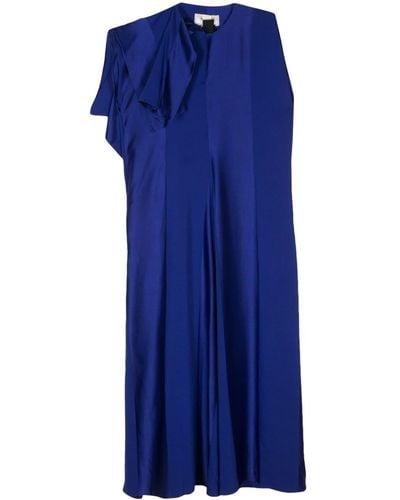 Litkovskaya Asymmetrisches Gimlet Kleid - Blau