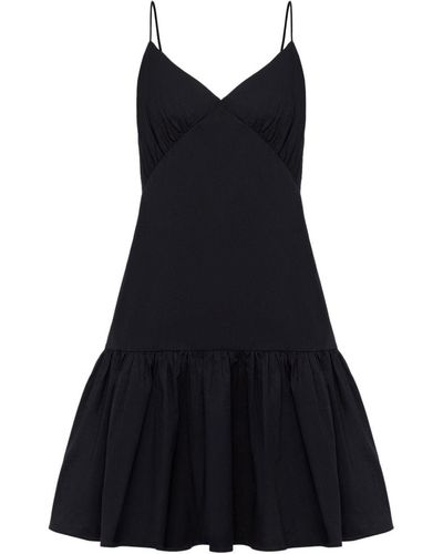 12 STOREEZ Open-back Minidress - Black
