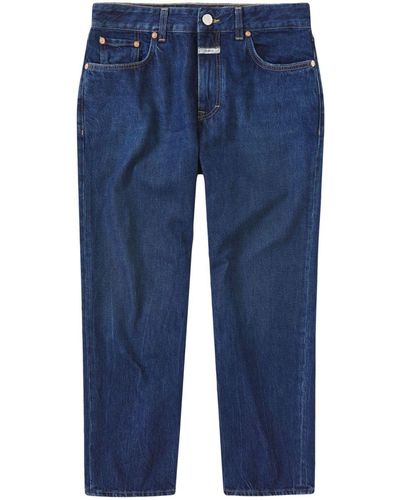 Closed Straight-leg Cropped Jeans - Blue
