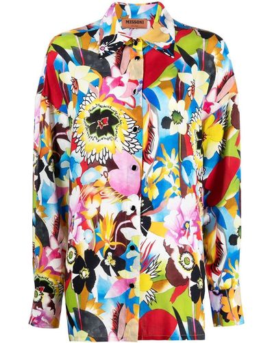 Missoni Camisa con estampado floral - Neutro