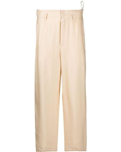 Forte Forte Concealed-front Trousers - Natural