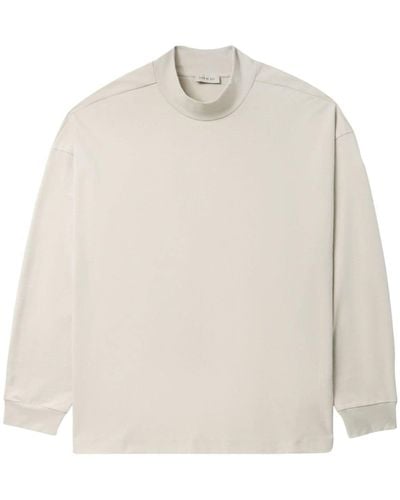 Fear Of God Logo-patch Cotton Sweatshirt - White