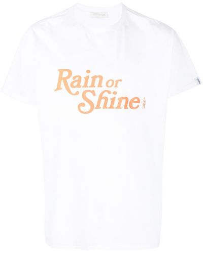 Mackintosh Camiseta Rain or Shine - Blanco
