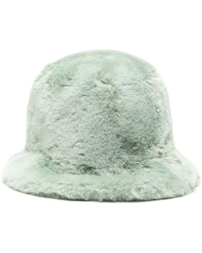 Jakke Cappello bucket in finta pelliccia - Verde