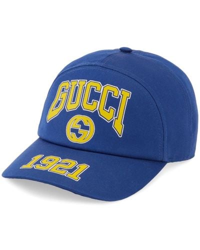 Gucci Interlocking G 1921 Baseball Cap - ブルー