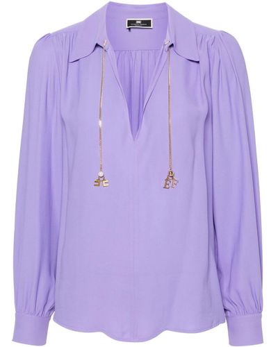 Elisabetta Franchi Shirts - Purple