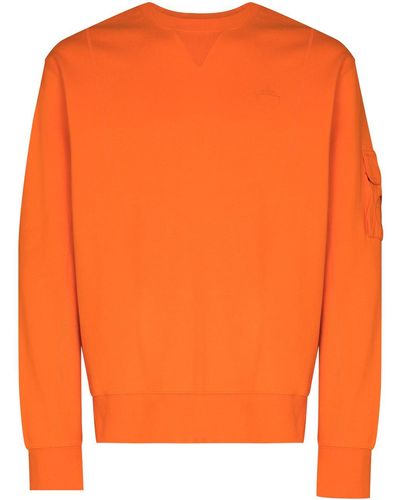 A_COLD_WALL* Sudadera Essential con logo bordado - Naranja