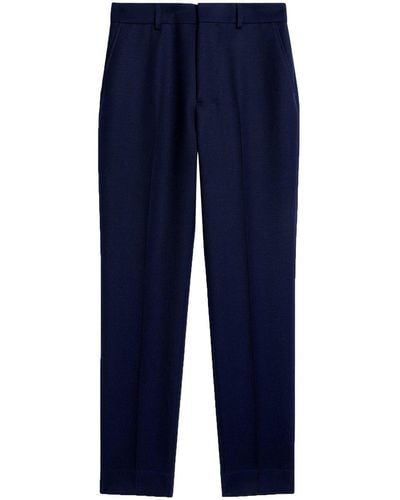 Ami Paris High-waist Tailored Pants - Blue