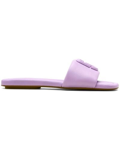 Marc Jacobs Mules con placca logo - Rosa