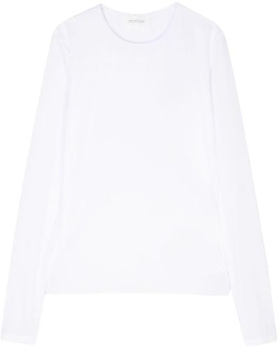 Sportmax T-shirt a maniche lunghe Albenga - Bianco