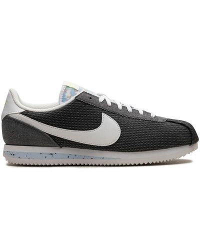 Nike Classic Cortez "recycled Canvas" Sneakers - Black