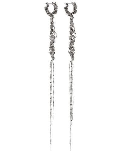 Lemaire Tangle Drop Earrings - White