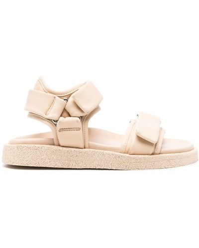 Officine Creative Inner Touch-strap Leather Sandals - Natural