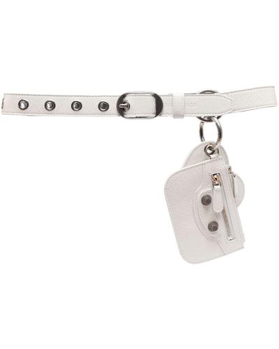 Balenciaga Cintura con ciondolo Le Cagole - Bianco