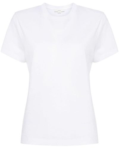 Vince T-Shirt mit Rundhalsausschnitt - Weiß