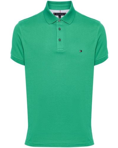 Tommy Hilfiger Logo-embroidered Polo Shirt - Green