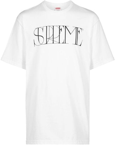 Supreme Trademark Short-sleeve T-shirt - White