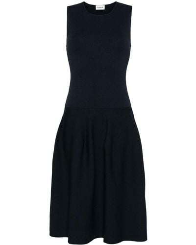 P.A.R.O.S.H. Flared Knitted Dress - Blue