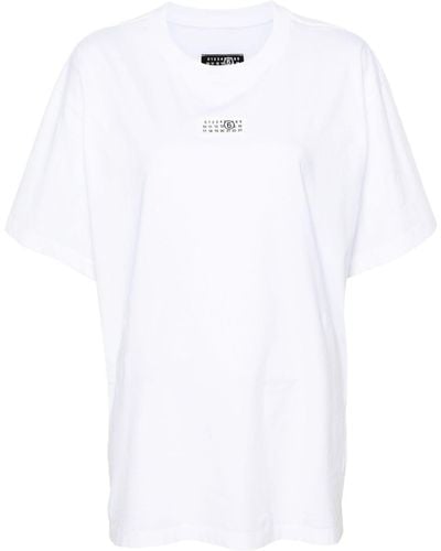 MM6 by Maison Martin Margiela T-Shirt mit Nummern-Motiv - Weiß