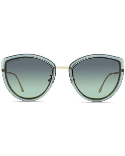 Longines Butterfly-frame Gradient-lenses Sunglasses - Grey