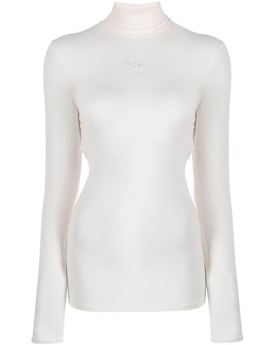Pinko Stretch-jersey Sweater - White