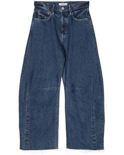 Moussy Orchards Tapered-Jeans - Blau