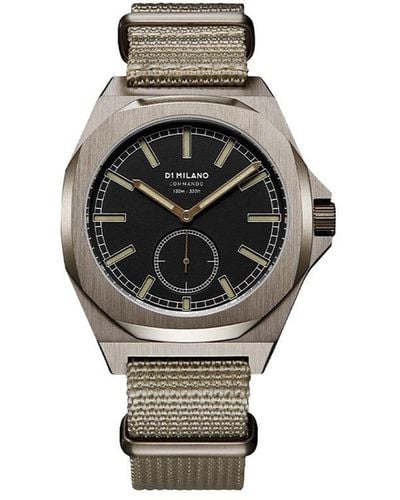 D1 Milano Reloj Lawrence Commando de 38mm - Negro